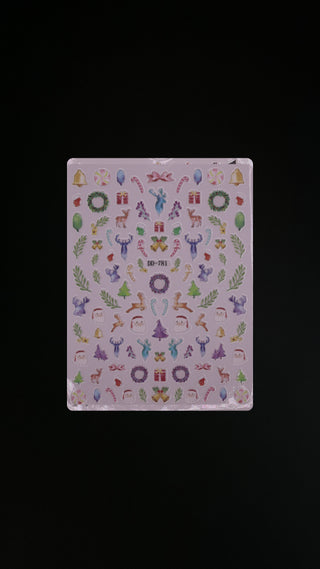 Christmas Stickers for Nails