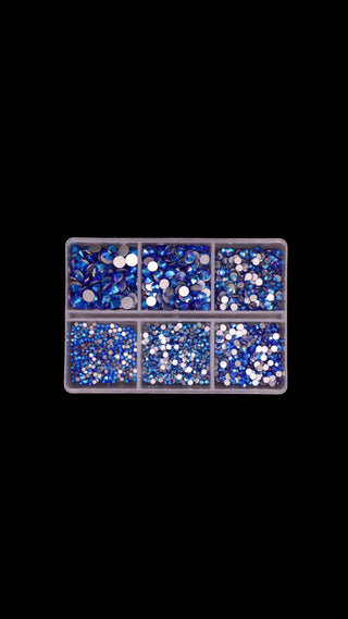 Crystal Nail Art Box 6 Different Sizes