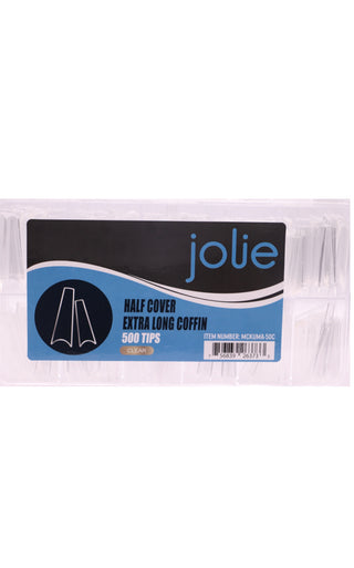 Jolie Coffin Nail Tips (Extra Long with C-Curve) 500 pieces