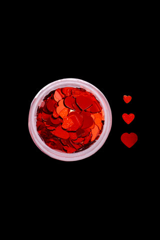 Heart Flakes for Nail Art Decoration