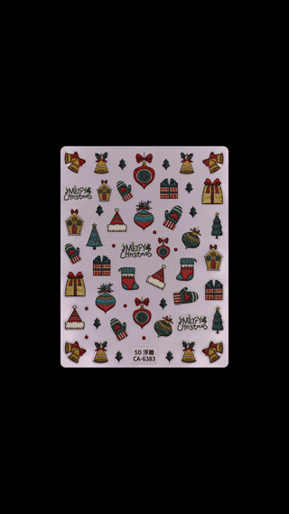 Christmas Stickers for Nails