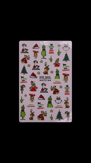 Christmas Stickers for Nails