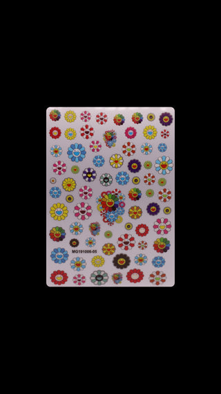 Flowers and Fruits Nail Stickers