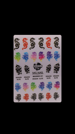 Dragon Elite Nail Stickers