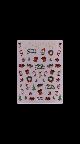 Christmas Stickers for Nails