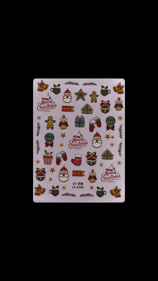 Christmas Stickers for Nails