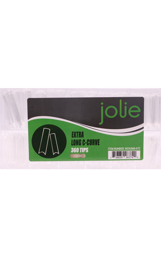 Jolie Square Nail Tips (Extra Long with C-Curve) 500 pieces