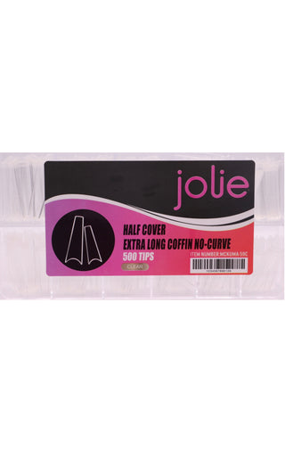 Jolie Coffin Nail Tips (Extra Long No Curve) 500 pieces