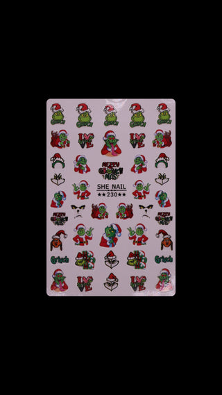 Christmas Stickers for Nails