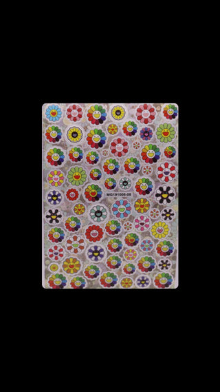 Flowers and Fruits Nail Stickers