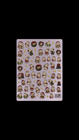 Christmas Stickers for Nails