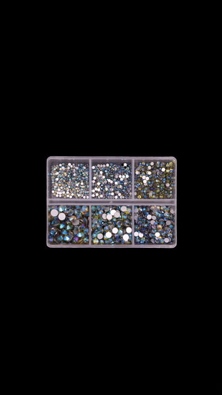 Crystal Nail Art Box 6 Different Sizes